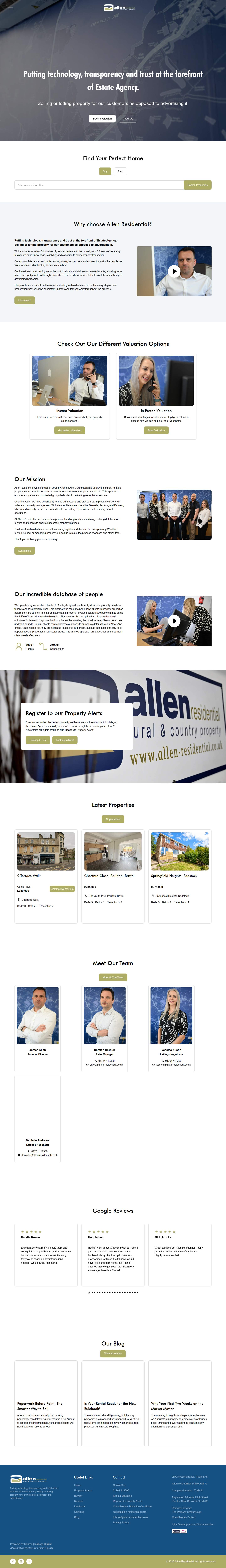 Allen Residential — Masaüstü genel görünümü