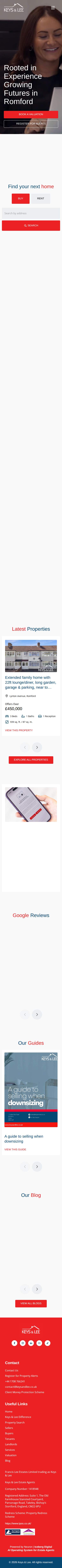 Keys and Lee — Mobil genel görünümü