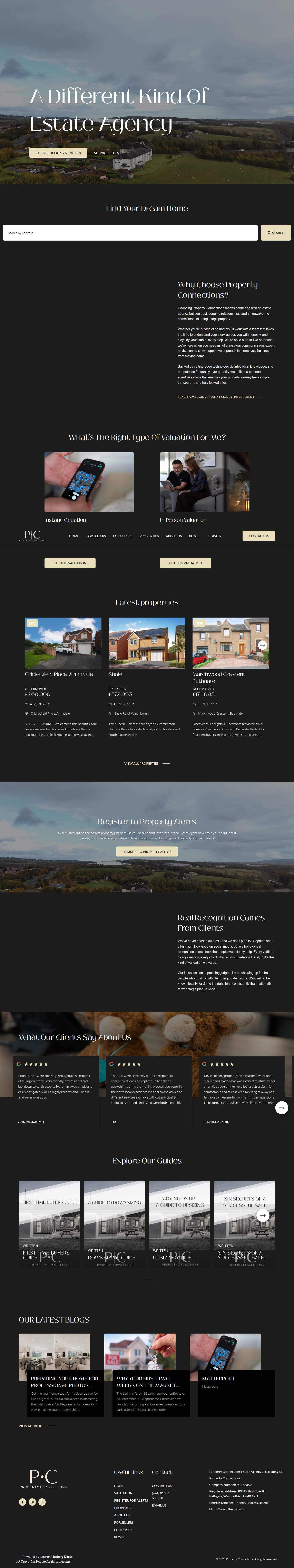 Property Connections — Masaüstü genel görünümü