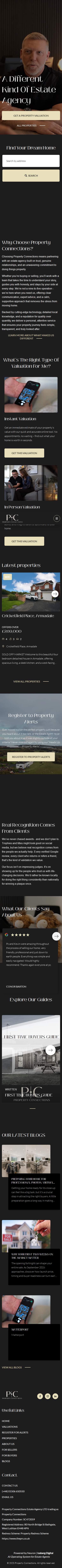 Property Connections — Mobil genel görünümü