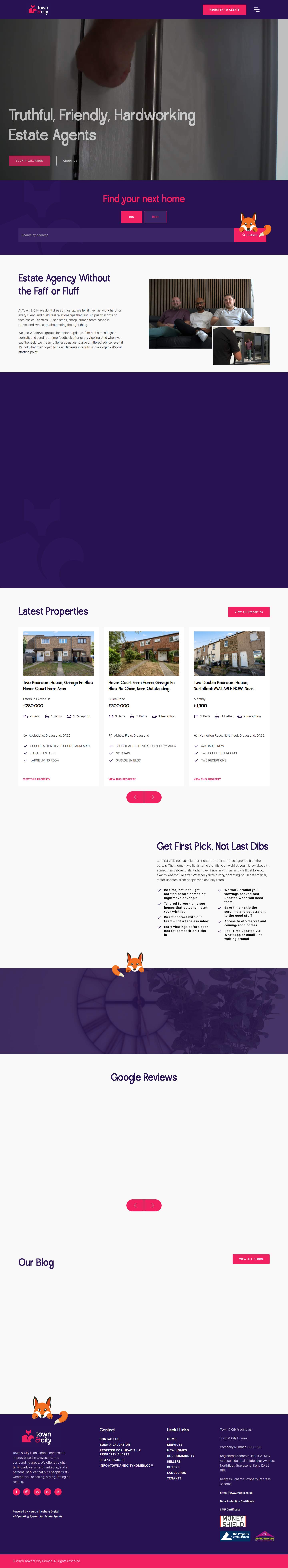 Town and City Homes — Masaüstü genel görünümü
